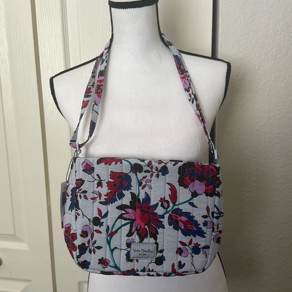 Vera Bradley Mini Crossbody Vineyard Floral New